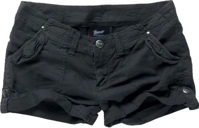 Produktbild von Brandit Hotpant Damen Claire schwarz Basics, Festival 100% Baumwolle 29