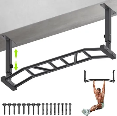 Produktbild von Deckenmontierte Klimmzugstange mit Seilzugsystem und mehreren Griffpositionen – Klimmzugstange – Kabeltrainer