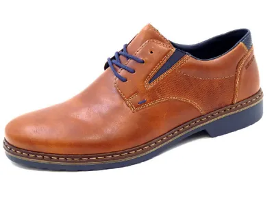 Produktbild von Rieker Schnürschuh - Braun Synthetik Größe: 40 Normal