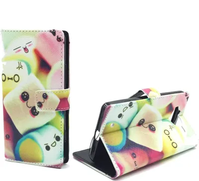 Produktbild von Handyhülle Tasche für Handy Microsoft Lumia 950 Schriftzug Marshmallows