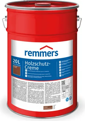 Produktbild von Remmers Holzschutz-Creme 3in1 nussbaum (RC-660) 20 l, Holzlasur aussen