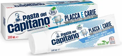 Immagine prodotto di Dentifricio per placca e carie 100 - Pasta Del Capitano
