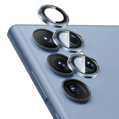 Obrázok produktu pre Pre Samsung Galaxy S23 FE 5G Hliníkový krúžok fotoaparátu + H9 tvrdené sklo