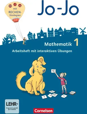 Produktbild von Jo-Jo Mathematik 1. Schuljahr - Allgemeine Ausgabe 2018- Arbeitsheft mit interaktiven Übungen auf scook.de. Mit CD-ROM