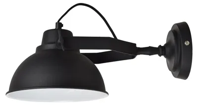 Zdjęcie produktu dla Kinkiet Urban, średnica 20 cm, styl vintage, kolor czarny