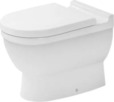 Produktbild von Duravit Stand-WC, Tiefspüler Starck 3 36x56cm, 6 l, Abgang waagerecht, weiß