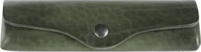 Produktbild von Mika Brillenetui klein Leder grün ca. 15 x 6 x 3 cm 28071005