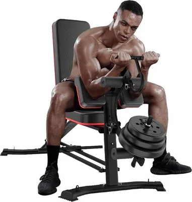 Produktbild von Famanu Fitnessbank Verstellbar - Für Krafttraining und Bauchmuskelübungen