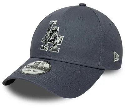 Produktbild von New Era MLB 9FORTY Outline Camo Cap Los Angeles Dodgers grey