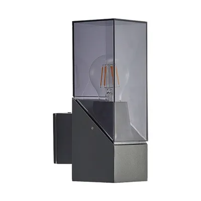 Produktbild von Lucande Außenwandleuchte Fiola, 25 cm, anthrazit, IP54