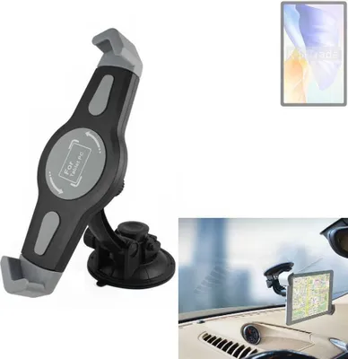 Produktbild von K-S-Trade Scheiben-Halterung für Tablets kompatibel mit Cubot TAB 50 KFZ Tablet Saugnapf Auto Halterung Windschutzscheibe Holder Halter