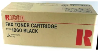 Produktbild von Ricoh Fax Toner Cartridge Black, 5000 Seiten, Schwarz, 1 Stück(e)
