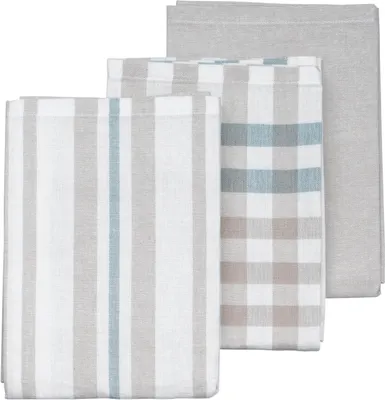 Obrázek produktu pro KELA Utěrka Pasado 100% bavlna stříbrošedá 3dílná 65,0x45,0cm KL-15974
