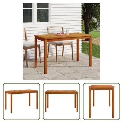 Produktbild von The Living Store Gartentisch 110x55x67 cm Massivholz Akazie