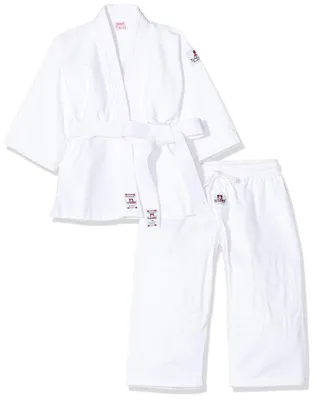 Obrázek produktu pro DANRHO, dětský judogi Yamanashi, karate, bílá barva, velikost 130 cm