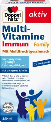 Produktbild von Doppelherz Multi-Vitamine Immun Family flüssig 250 ml