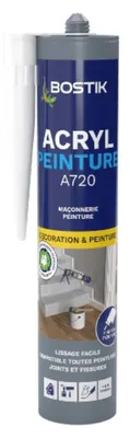 Zdjęcie produktu dla Uszczelniacz akrylowy do farb 310ml_biały - Bostik