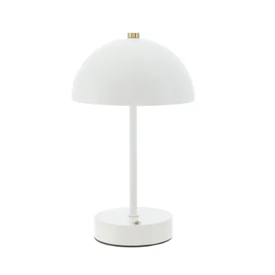 Produktbild von LED Akku Tischleuchte mit Touchfunktion Metall Nachttischlampe Weiß Tischlampe 3 Weisstöne Dimmbar Schreibtischlampe Nachtlampe Leselampe