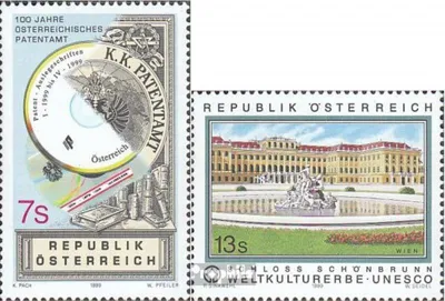 Produktbild von Briefmarken Österreich 1999 Mi 2276,2277 (kompl.Ausg.) postfrisch Patentamt