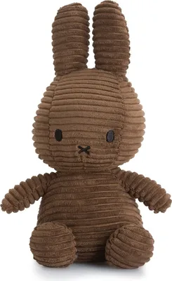 Obrázok produktu pre Plyšová figúrka Miffy Cord (hnedá, 24 cm) Plyšová hračka králik