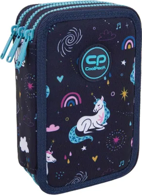 Produktbild von Coolpack Piórnik potrójny z wyposażeniem Jumper 3 Mrs Unicorn
