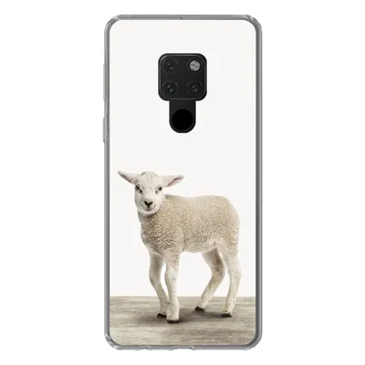 Produktbild von MuchoWow® Handyhülle Schutzhülle Hülle für Huawei P40 Lite Lamm - Schaf - Tiere - Kinder - Mädchen - Jungen Silikon Softcase Handy Hülle - Handy