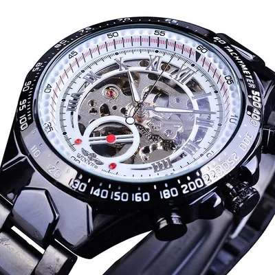 Produktbild von BO-14424 Herrenuhr – Elegante Schwarz/Weiß Uhr KP14424
