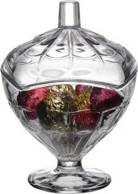 Produktbild von Pasabahce 98585 Glory Zuckerdose aus Glas mit Deckel