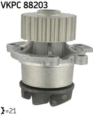 Produktbild von SKF Kühlmittelpumpe Wasserpumpe für LADA SAMARA (2108, 2109, 2115, 2113, 2114) VKPC 88203