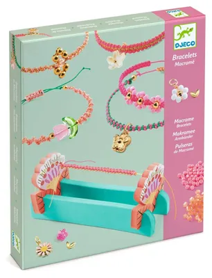 Obrázok produktu pre Kreatívna súprava na výrobu macramé náramkov, Djeco