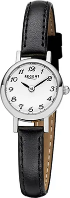Obrázek produktu pro Dámské kožené hodinky Regent F-979 Quartz Watch Strap Black D2URF979