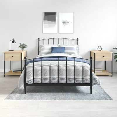 Obrázek produktu pro vidaXL Noční stolky 2 ks dub Sonoma 44x45x58 cm výrobek z odvozeného dřeva