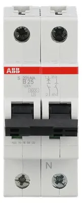 Produktbild von S201-B25NA, Miniatur-Leistungsschalter, IP20