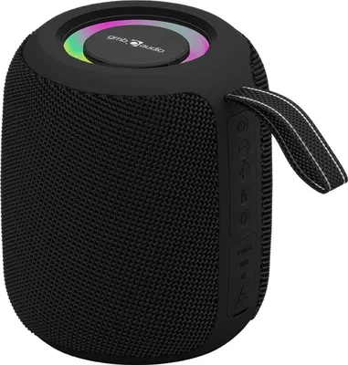 Produktbild von Gembird Bluetooth LED Lautsprecher in Schwarz - Kompakt mit RGB Beleuchtung