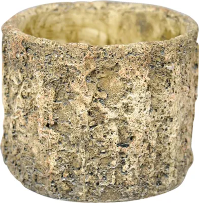 Produktbild von Rasteli Blumentopf Zement Grün-Beige D 18,5 cm H 15 cm
