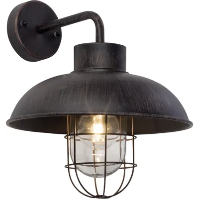 Obrázok produktu pre Závesná nástenná lampa – odolná proti striekajúcej vode, určená do exteriéru, 29 x 24