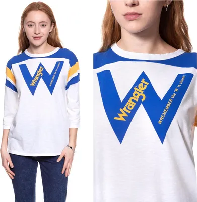 Immagine prodotto di WRANGLER Damen, Maglietta B&Y LS LOOSE TEE, XS, Gelb, sport, tshirt, camicia
