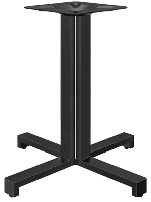 Produktbild von PALERMO | Bistro Tischgestell | Höhe: 72 cm | Fuß: 58 x 58 cm | Schwarz | Gastro, Restaurantgestell