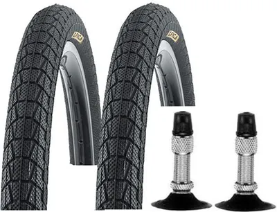 Produktbild von 2 Stück Kenda 20 Zoll K-907 Krackpot BMX Reifen Fahrradreifen 20x2.25 Freestyle und 2x DV Schläuche