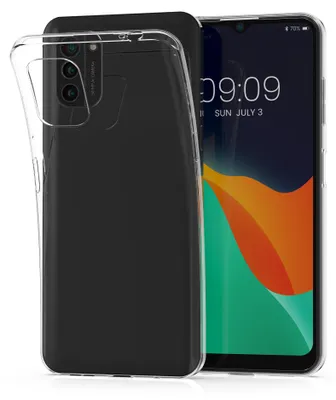 Produktbild von kwmobile Hülle kompatibel mit Nokia G21 / G11 - Silikon Handyhülle transparent - Handy Case in Transparent