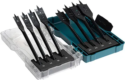 Produktbild von Makita Flachfräsbohrer Set 8 tlg. ( E-08698 ) für Holz 12 / 14 / 16 / 18 / 20 / 22 / 25 / 32 mm