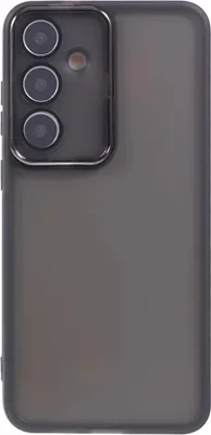 Imagen del producto de Funda para Samsung Galaxy S25 - Phonesta, funda trasera semitransparente con protección para la cámara - Transparente/