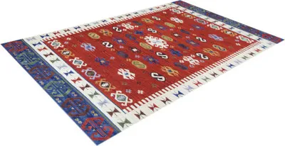 Imagen del producto de Kelim clásico 17016, diseño multicolor (155 x 240 cm)