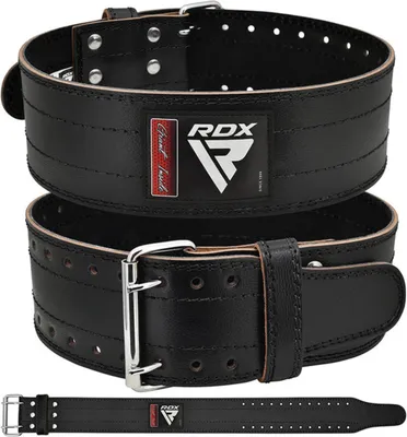 Produktbild von RDX Sports Gewichthebergürtel RD1 - 100% Leder - Schwarz - L