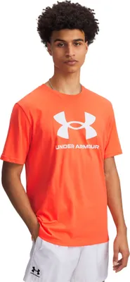 Produktbild von Under Armour Sportstyle Logo Update Kurzarm-t-shirt Orange L / Regular Mann Orange L