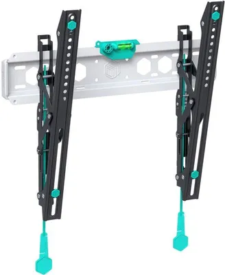 Produktbild von Kantelbare TV-Wandhalterung für 32-70 Zoll, bis 60 kg, schwarz-weiß