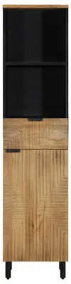 Zdjęcie produktu dla vidaXL Szafka łazienkowa brązowa 38x33x160 cm lite drewno mango