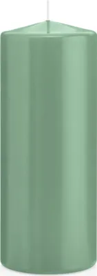 Produktbild von Stumpenkerzen Reseda 200 x 78 mm, 8 Stück, 74 Stunden Brenndauer, Deutsche Qualitätskerzen,