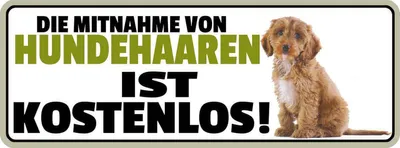 Image de vianmo Panneau en bois 10x27 cm Mitnahme von Hundehaaren kostenlos