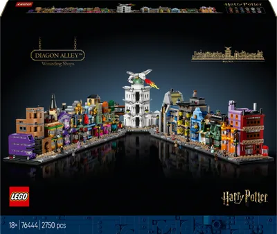 Produktbild von Lego Harry Potter 76444 Magische Geschäfte in der Winkelgasse Erwachsenenset